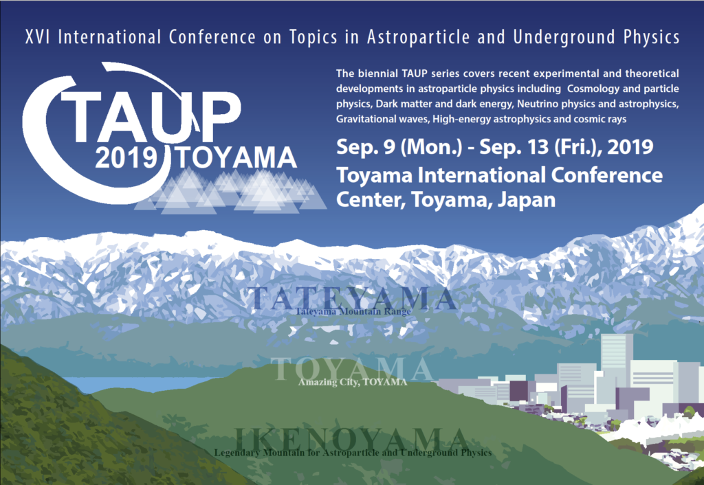 TAUP2019