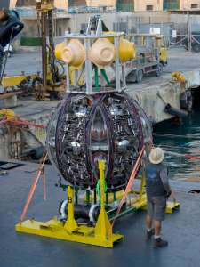 Installation of KM3NeT begins